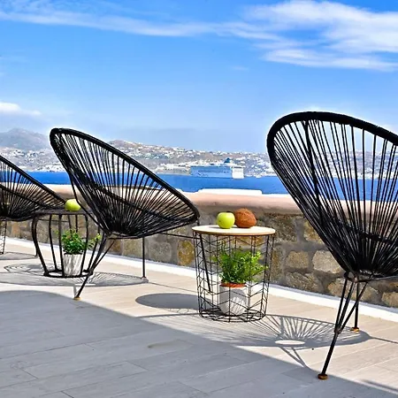 Aqua 3, Private Pool And Jacuzzi, Mykonos Villa